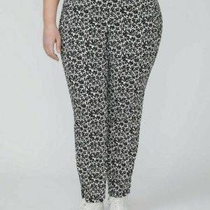 NEW Lane Bryant "The Allie" 14 Black White Floral